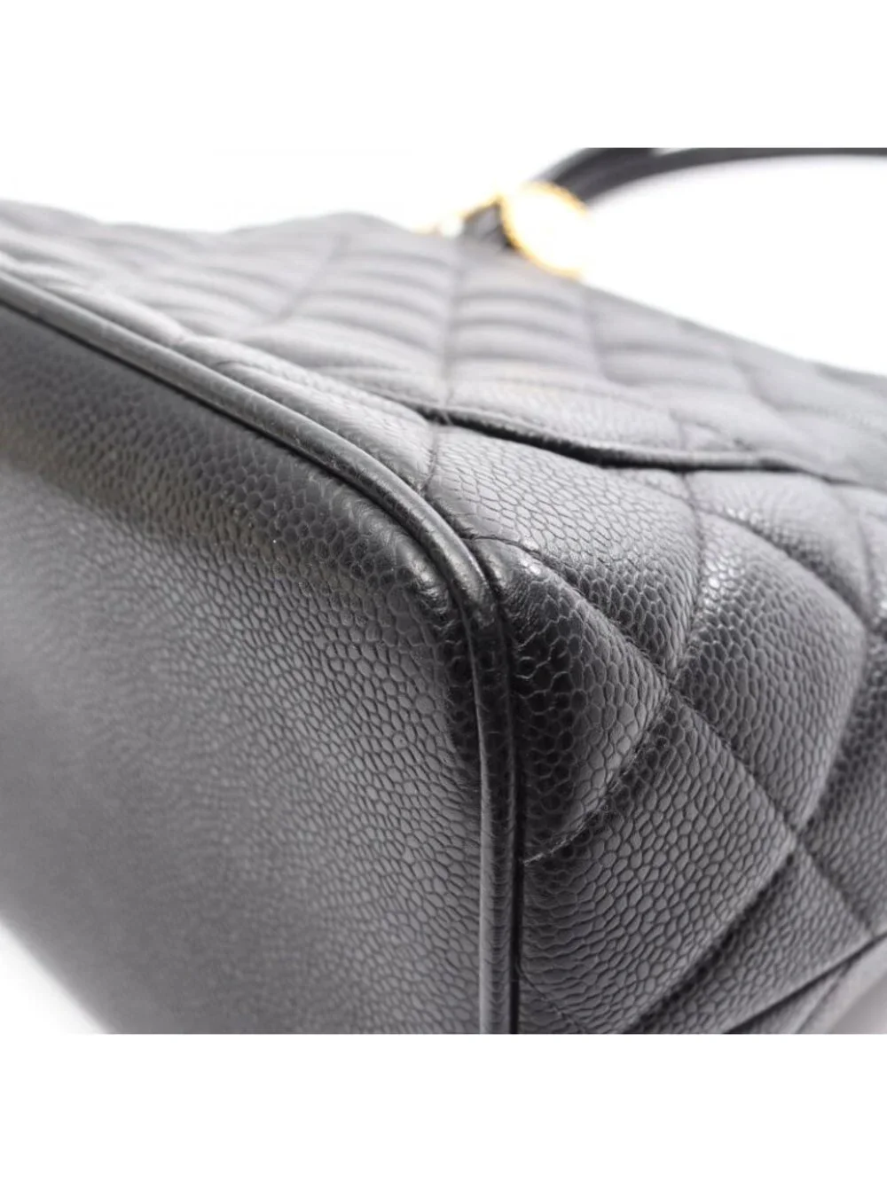 Chanel Tote Reissue Black Caviar Leather